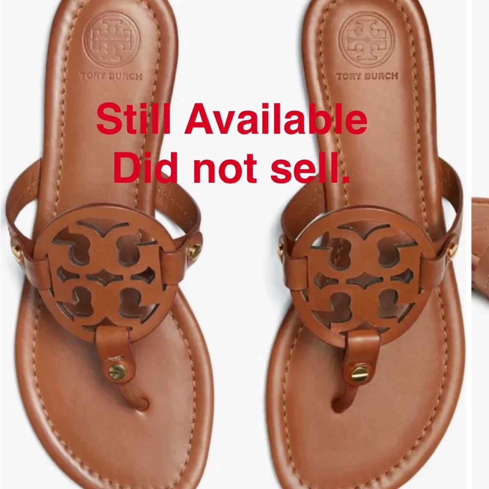 Tory Burch Tan Leather Sandals